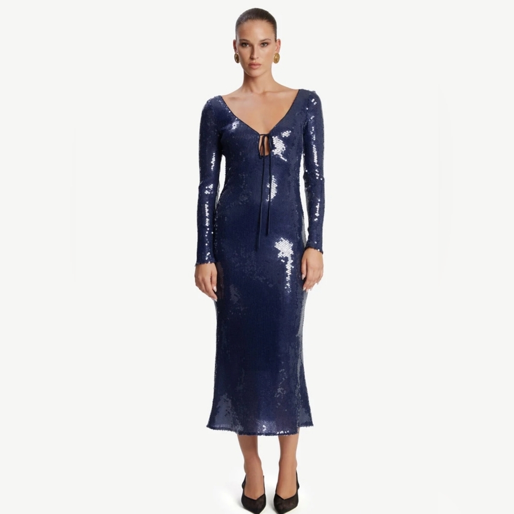 BARDOT Verona Sequin Maxi Dress